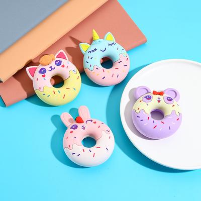 Kawai Stationery Cute Pet Enlarged Donut Detachable Eraser Kindergarten Gift Primary School Student Office School Supplies