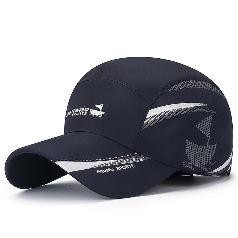 New Summer Thin Breathable Sunscreen Shade Quick Drying Hat Men & Women Outdoor Recreational Fishing Printed Baseball Cap