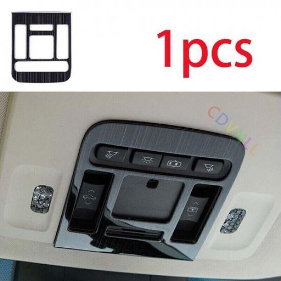 For Toyota Camry 2018-2023 Black Titanium Cover Trim Front Reading Lamp Frame