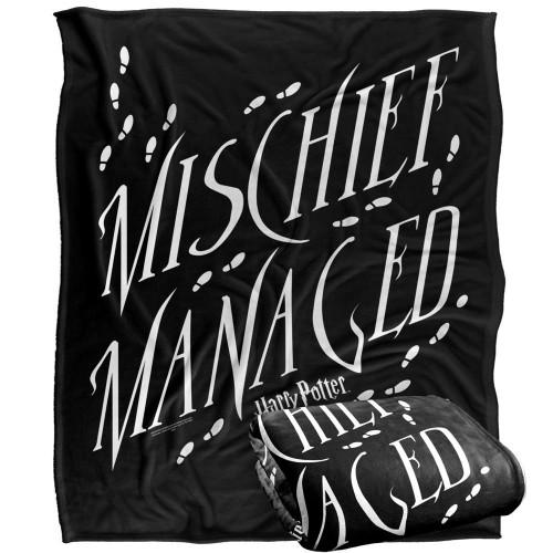 Harry Potter Mischief Managed Text Blanket