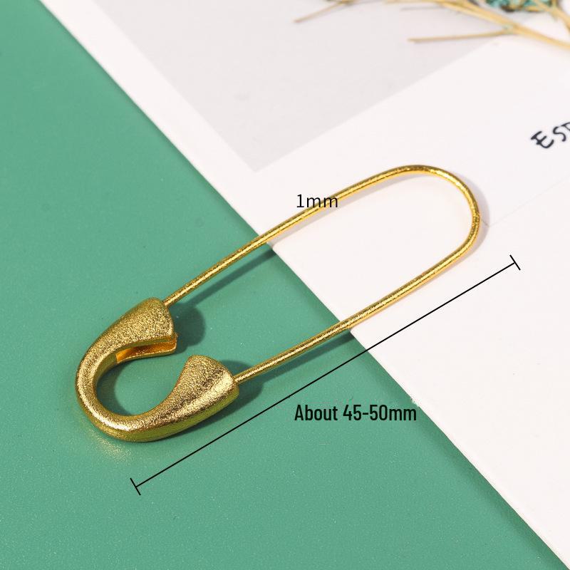 

Изысканная золотая эмалевая брошь для самодельных украшений, одежды и сумок Standard Size