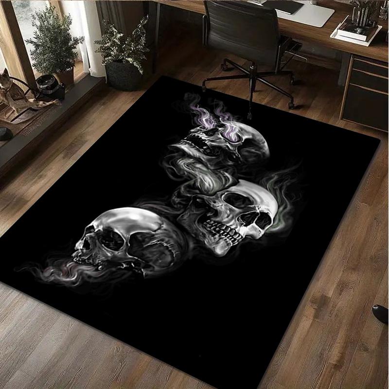 

Skull Rug - Home carpet Office Decorative Carpet For Living Room Bedroom Door Mat Floor Rug Computer Chair Area Rug 40x60cm( 15x23in )