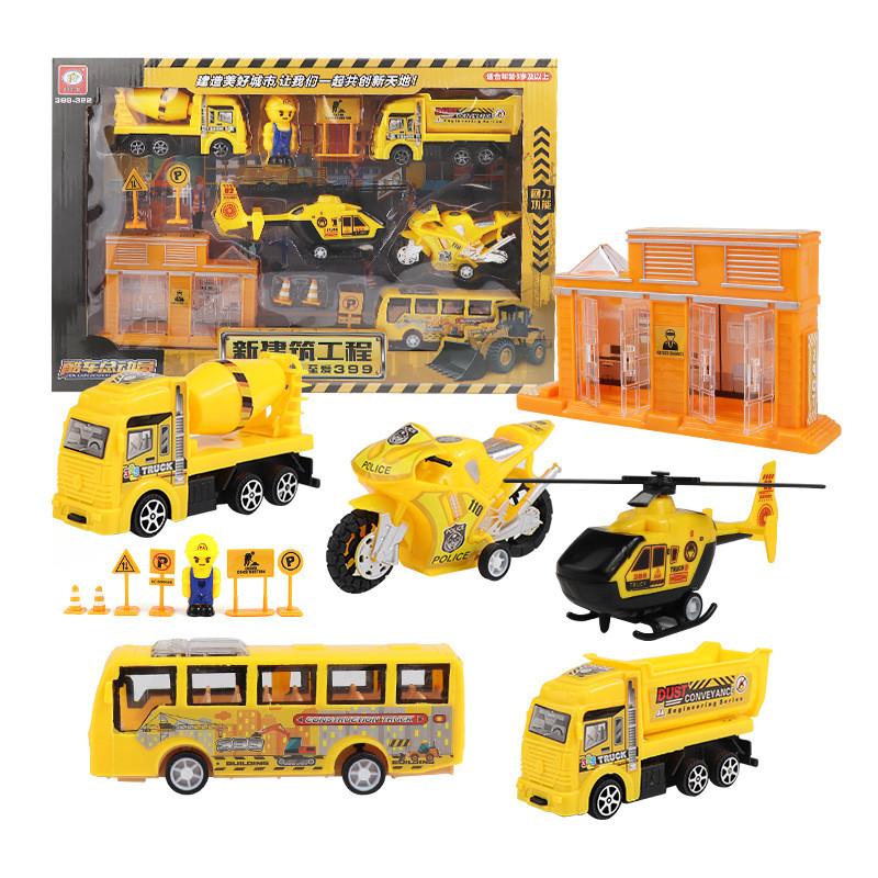 Childrens Airplane Engineering Car Toy Model Set For Interest Cultivation