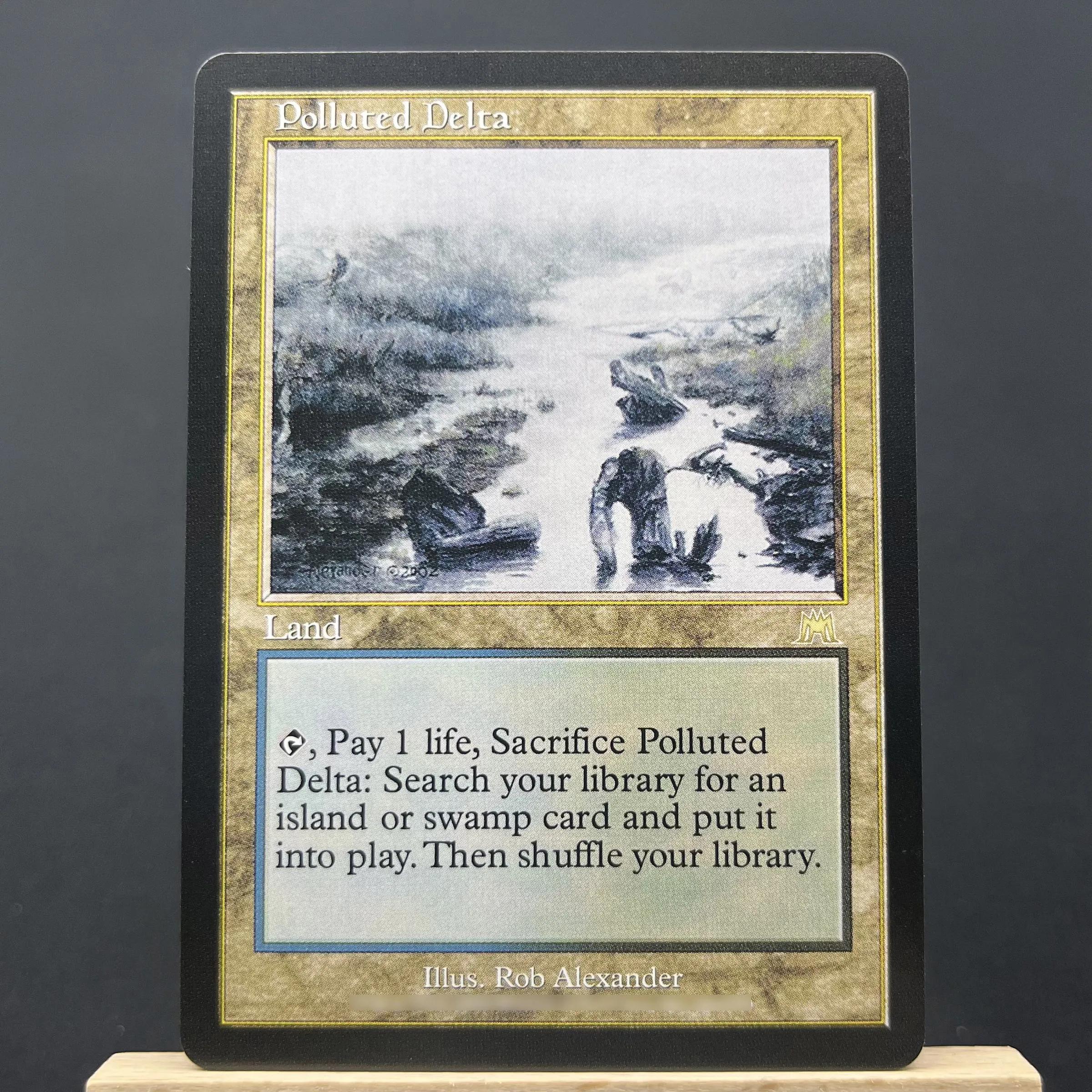 MIX1-02 Карты TCG для Домашней Игры магические Прокси шоковые земли фетч-земли окровавленные топь зелёные катакомбы засушливое собрание