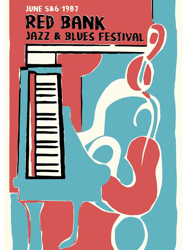 Amerikaanse Folk Blues Jazz Festival Canvas Schilderij Abstract Wall Art Poster En Print Voor Woonkamer Home Decoratie Foto