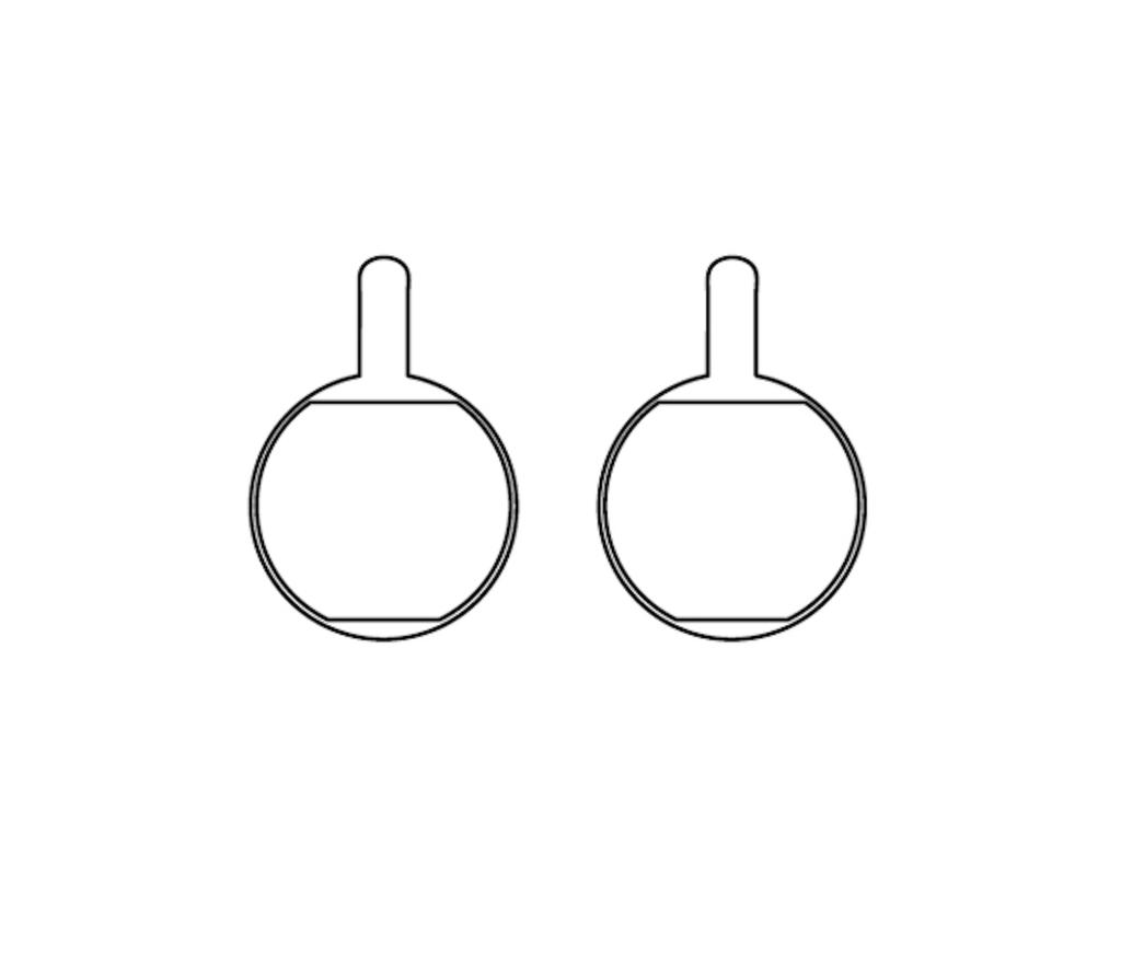 Vesrah Disc Brake Pad DH BP-002D/438-01102