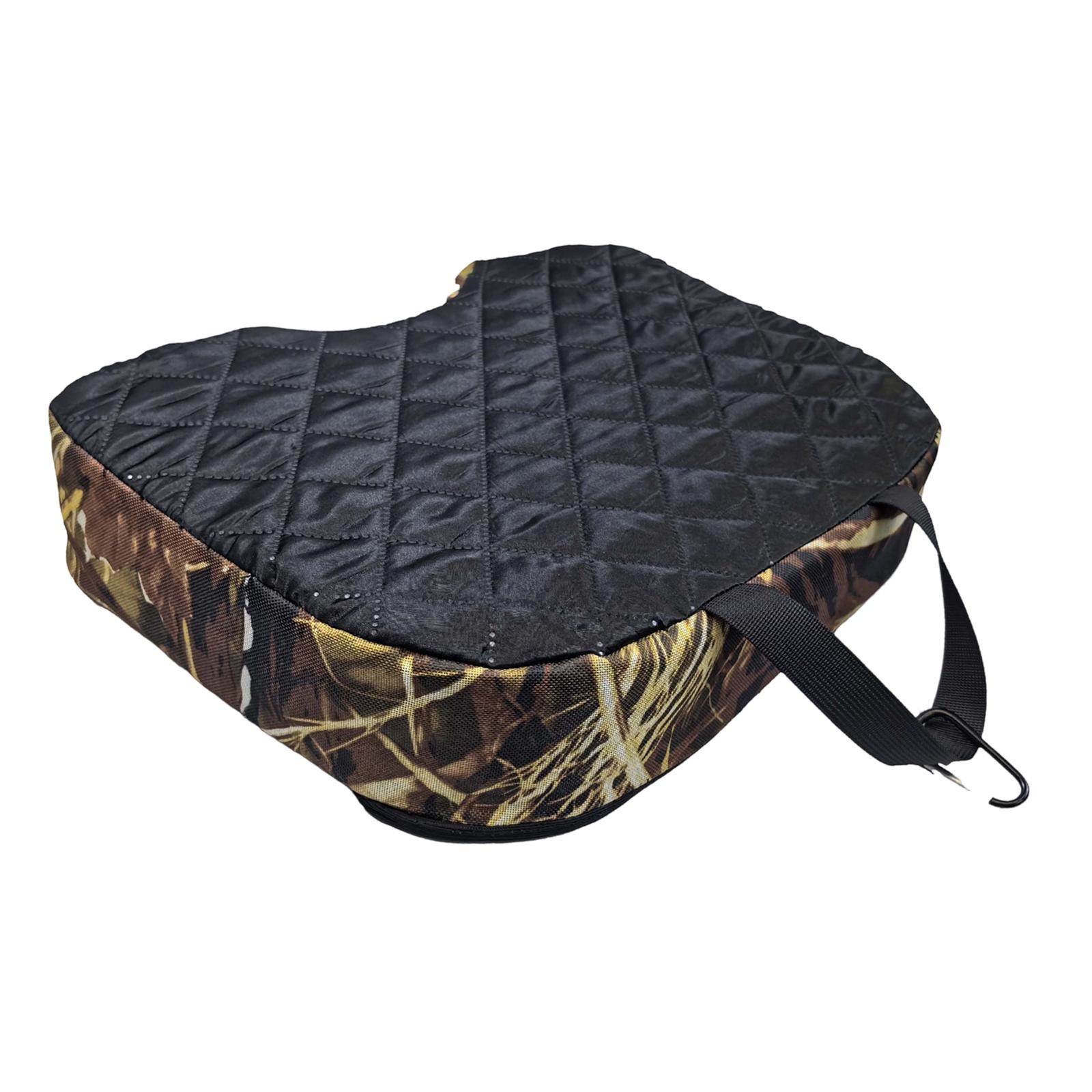 

Oxford Cloth Seat Cushion with Handle Picnic Camping Mat Hunting Seat Hitting Cushion for Outdoor Hunting Camping Fishing чорний