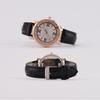 Women rystal Beads Watches Quartz Wristwatches Simple Leather Watch
