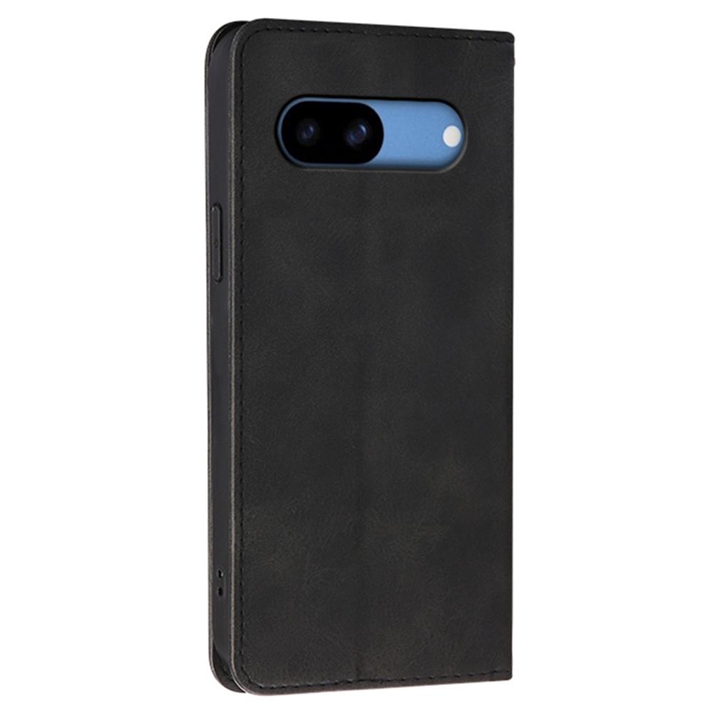 For Google Pixel 8 Case Wallet Calf Texture Leather Phone Cover with Hidden Magnetic Closure