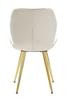 Paris Chair Space Beige Gold Set 2 Pz Cm 46X58X77