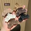6PCS Ladies' Style Multi-Colour Simple Medium Flower Shark Clip, Perfect for Daily Use, Stylish Hair Accessories Gift