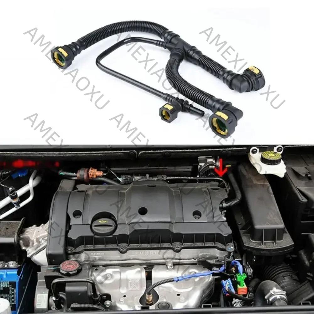 Suitable for Citroen C2 C3 C4  peugeot 1007 206 207  307 308 408 Partner Crankcase ventilation pipe 9675884280 Oil Vapor Hose