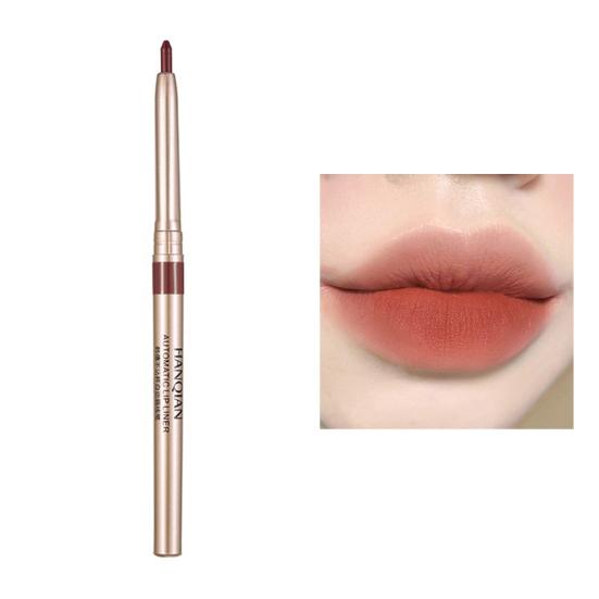 0.25g Lip Gloss Auto-rotate Long Lasting Waterproof Matte Universal Makeup Tool High Saturation Nude Color Lip Pens for Party