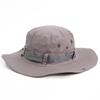 Doppelseitige tragbare Fischer-Beanie-Mütze mit großer Krempe für Sommerreisen und Outdoor-Angeln