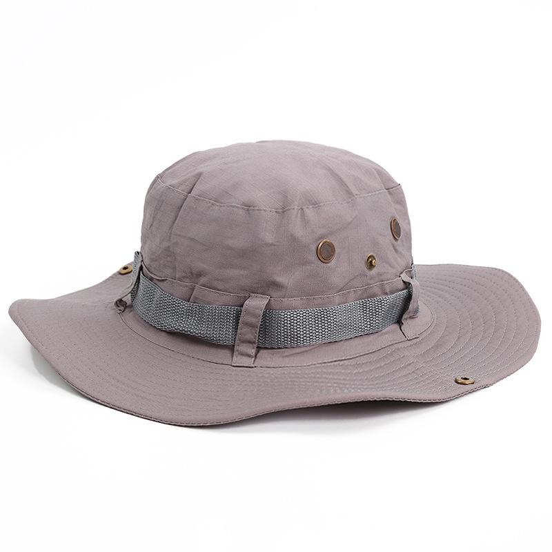 Doppelseitige tragbare Fischer-Beanie-Mütze mit großer Krempe für Sommerreisen und Outdoor-Angeln