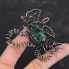 Seraphinite Pendant Copper Wire Wrapped Pendant Seraphinite Gemstone Jewelry Wonderful Rabbit Pendant Handmade Copper Jewelry Gifts For Wife
