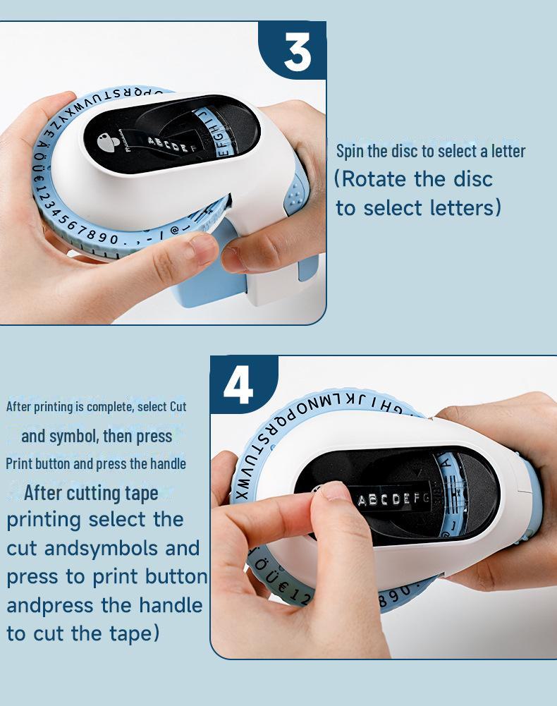 Phomemo E975 Stylish Portable Ribbon Label Printer for DIY Home Logos