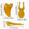 Facial Massage Tools, Imitation Sheeps Horn Gua Sha Board, Tensile Rod, Face Special Resin Face Pulling Meridian Massage Stick