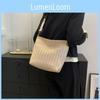 Fashionable Woven Large Capacity 2024 Spring New Korean Style Shoulder Bag