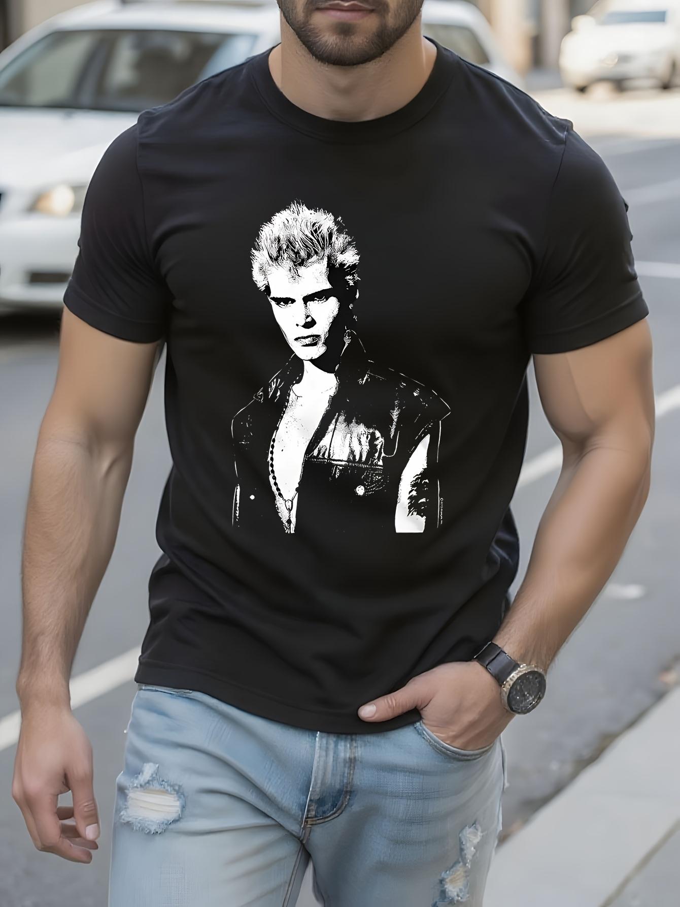 Billy Idol Official Face Graphic Tshirt Graphic Tshirt - ... XXXXL