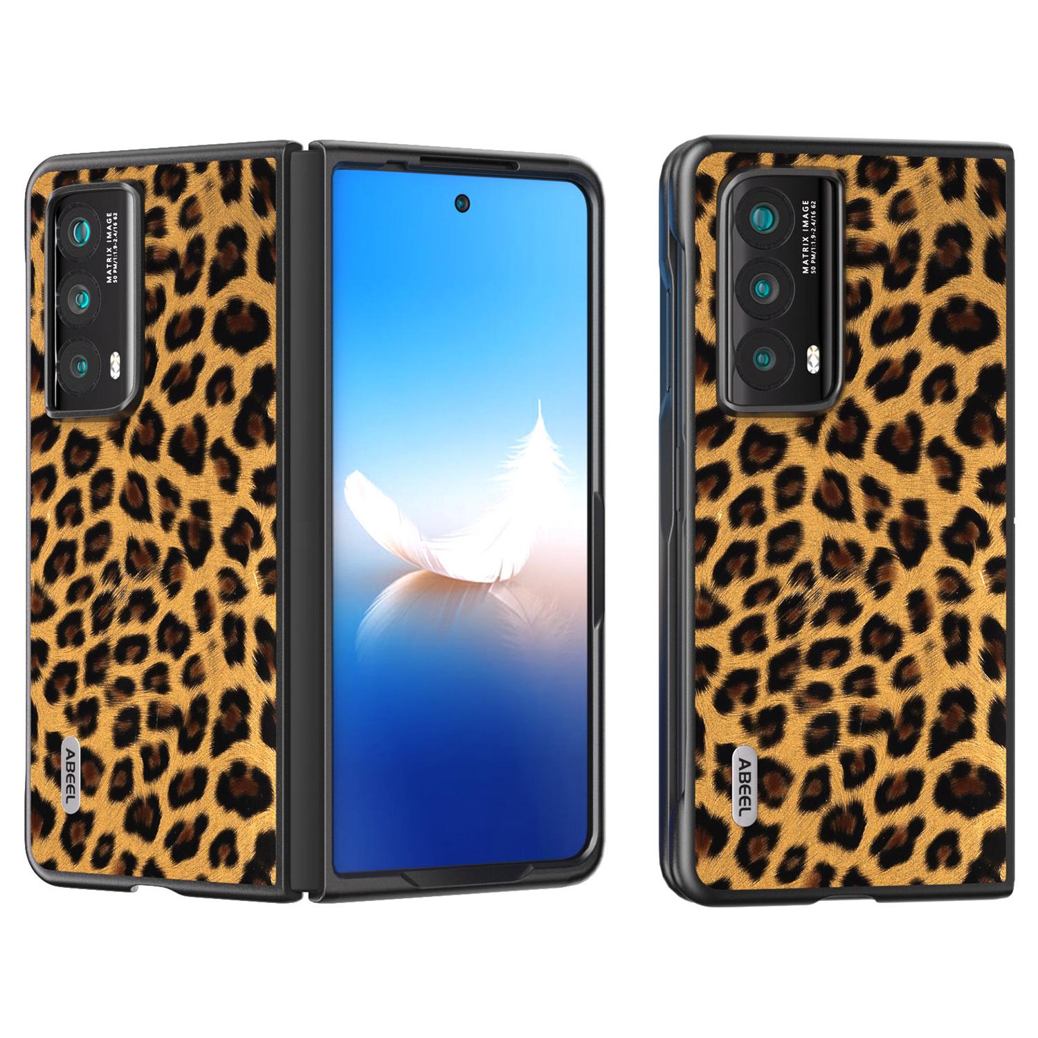 

ABEEL For Honor Magic Vs2 5G Case Protective Leopard Pattern Phone Back Cover Gold