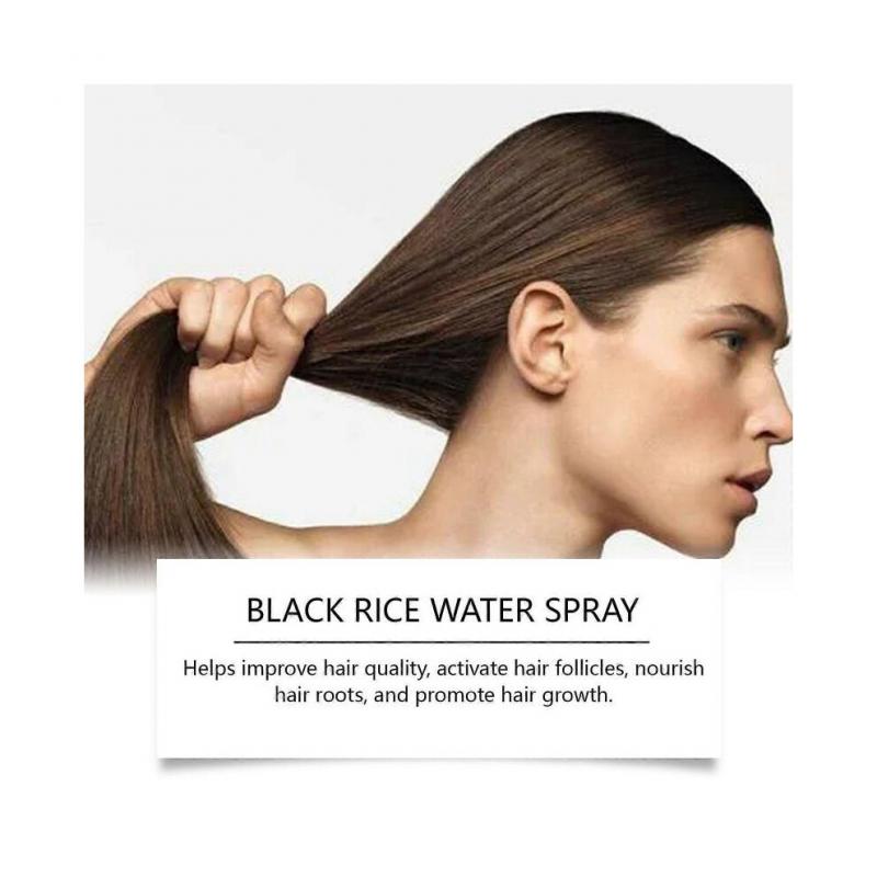 Hoegoa Black Rice Hair Care Spray Soft And Fragrant Hair, Fluffy And Nourishing Scalp Leave-In Hair Care Spray