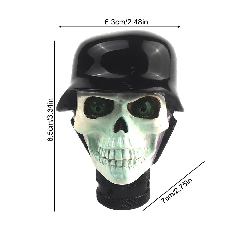 Lebky Voják Rukojeť-Ručně Vyráběná Hlava Řadicí Páky Stříbrné Ďábelské Lebky Rukojeť Řadicí Páky Auta Automatické Převodovky autopříslušenství