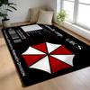 Alfombra de Piso Alfombra Suave de Franela Alfombra Absorbente Antideslizante para Baño Dormitorio Decoración del Hogar Película de Terror Umbrella Corporation anime