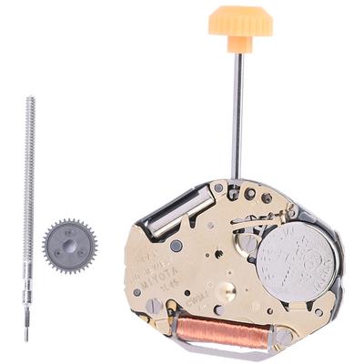 Movimiento de reloj de cuarzo profesional de aleación 1L45 para reparación de relojes.