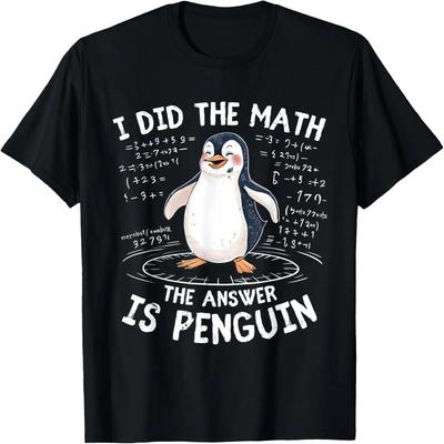 Ich habe gerechnet, die Antwort ist Pinguin - Lustiges Pinguinliebhaber-T-Shirt