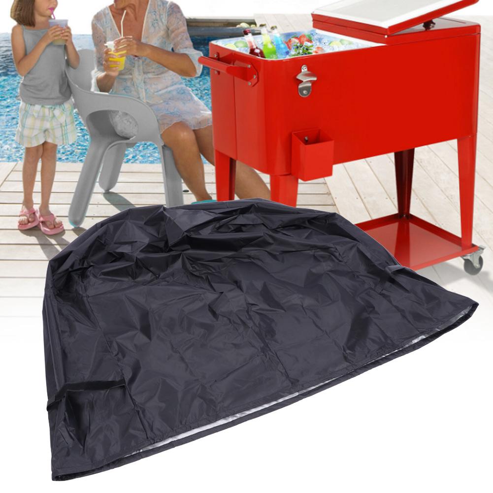 86x48x79cm Party Cooler Cart Cover Outdoor Cold Drink Cart Protective Cover Part Accessories