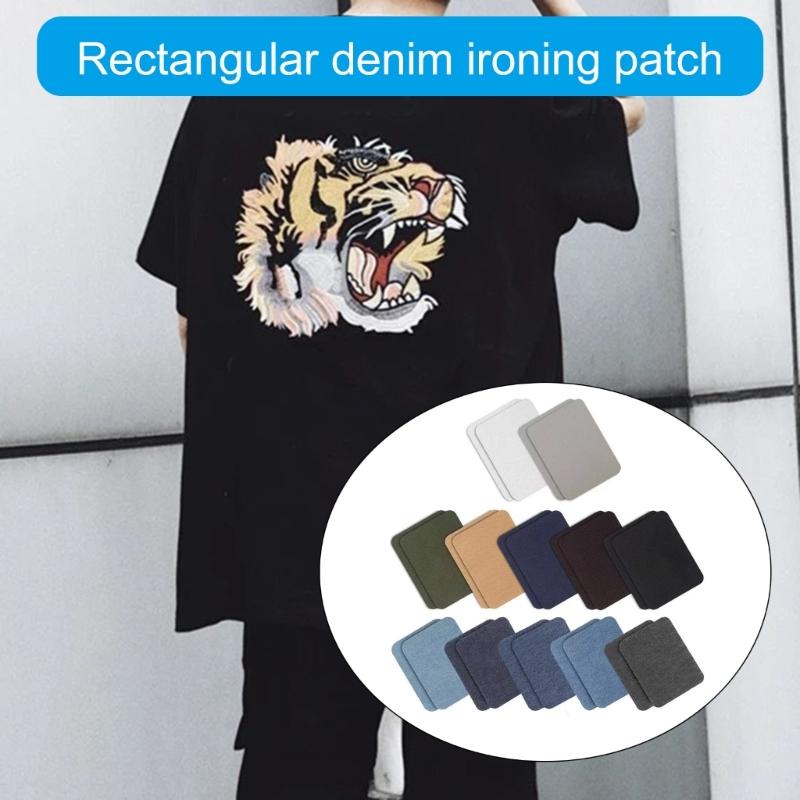 20/24 pezzi di toppe termoadesive per jeans, giacche e borse, toppe autoadesive per riparazioni, toppe in denim, toppe per jeans