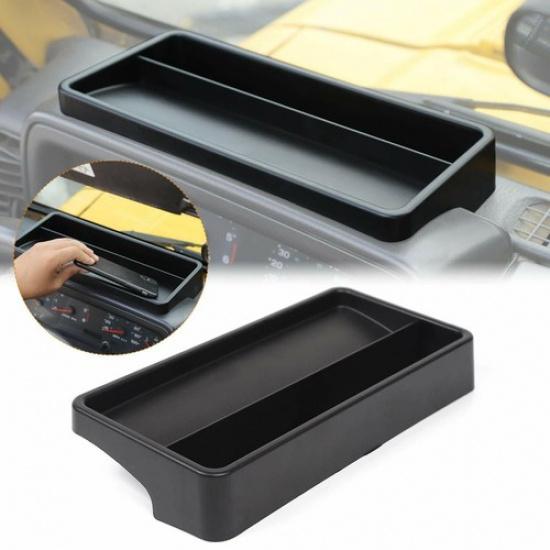 

Front Console Dashboard Tray Storage Box Organizer for Jeep Wrangler TJ 1997-06