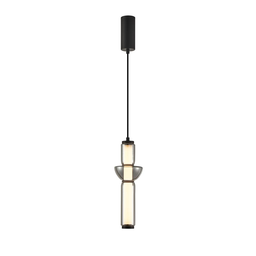 Lampa Wisząca Bruni Led Czarny Mat Italux Pnd-27372-1-19W-Bk