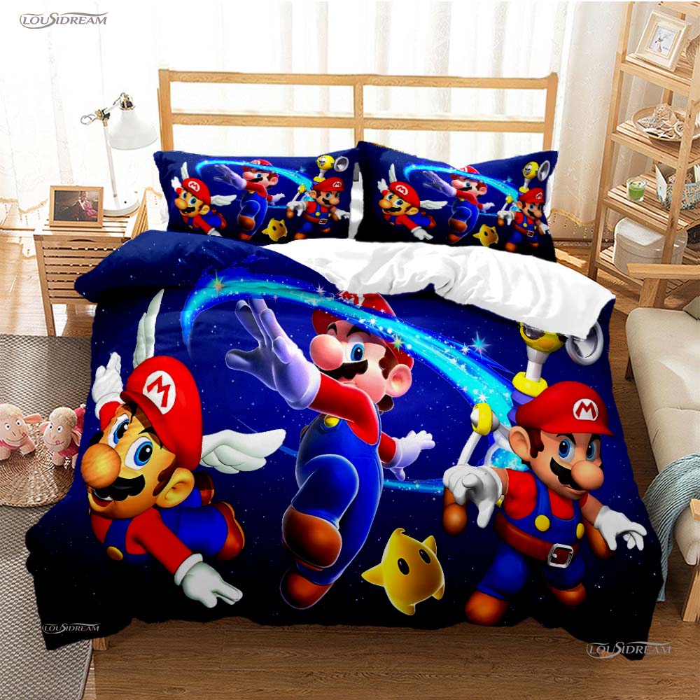 Lovely Carton Anime Al Season Soft Duvet Cover kawai Mai Beding set Premium Soft Comfortable Quilt Cover plus Pilowcase Single/Double/Quen/King