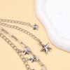 Metal Geometric Bag Chain Versatile Hip Hop Chain  Men Women Jeans Accessory