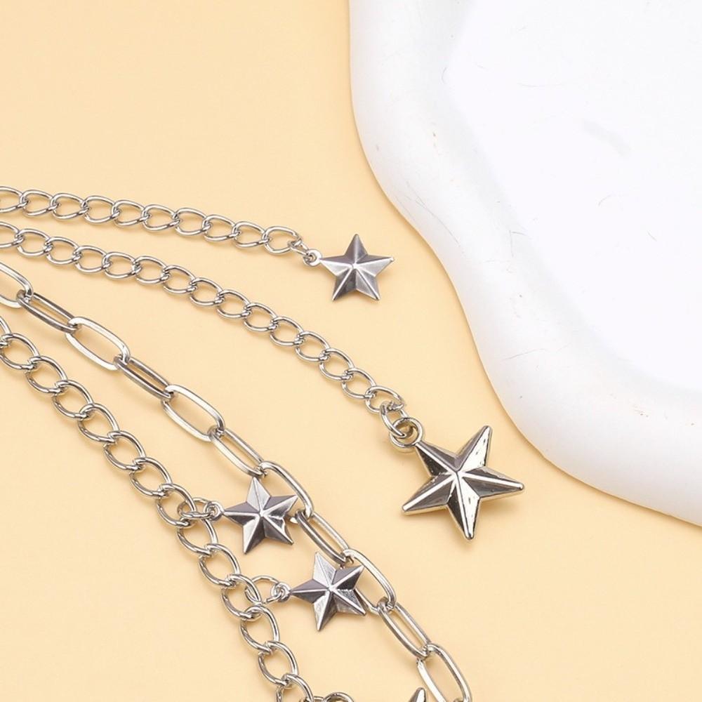 Metal Geometric Bag Chain Versatile Hip Hop Chain Men Women Jeans Accessory