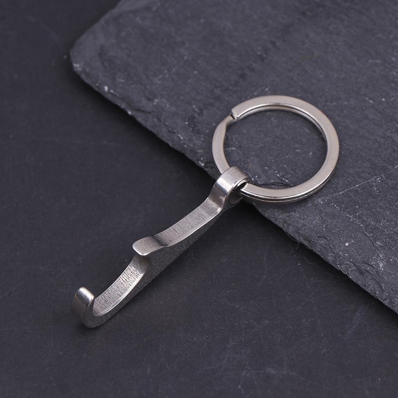 1Pc Portable EDC Gear Mini Lightweight Bottle Beer Opener Keyring Pocket Tool Utility Gadget Outdoor Hike Camping Gear Key Chain 4