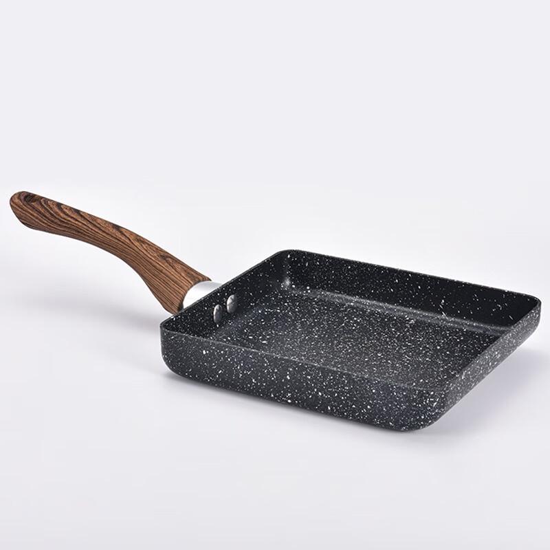 CINDYCOCO 13x18cm Maifan Stone Non-Stick Square Frying Pan