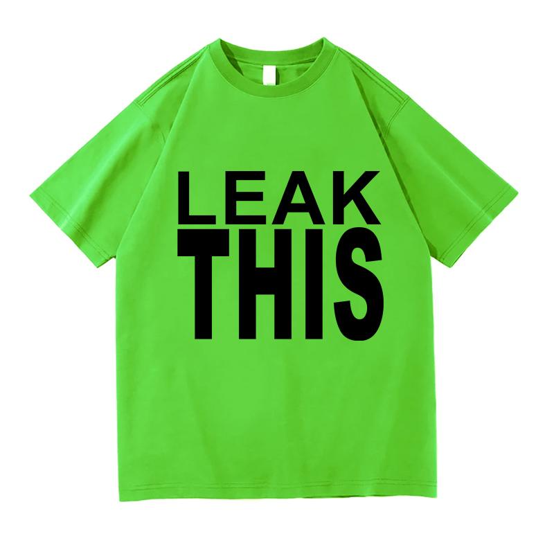 

Women Tate McRae I know love T-Shirts Unisex Pure Cotton Fashion Tees Short Sleeve Leak this Letter T Shirt Graphic O Neck Tops 4XL