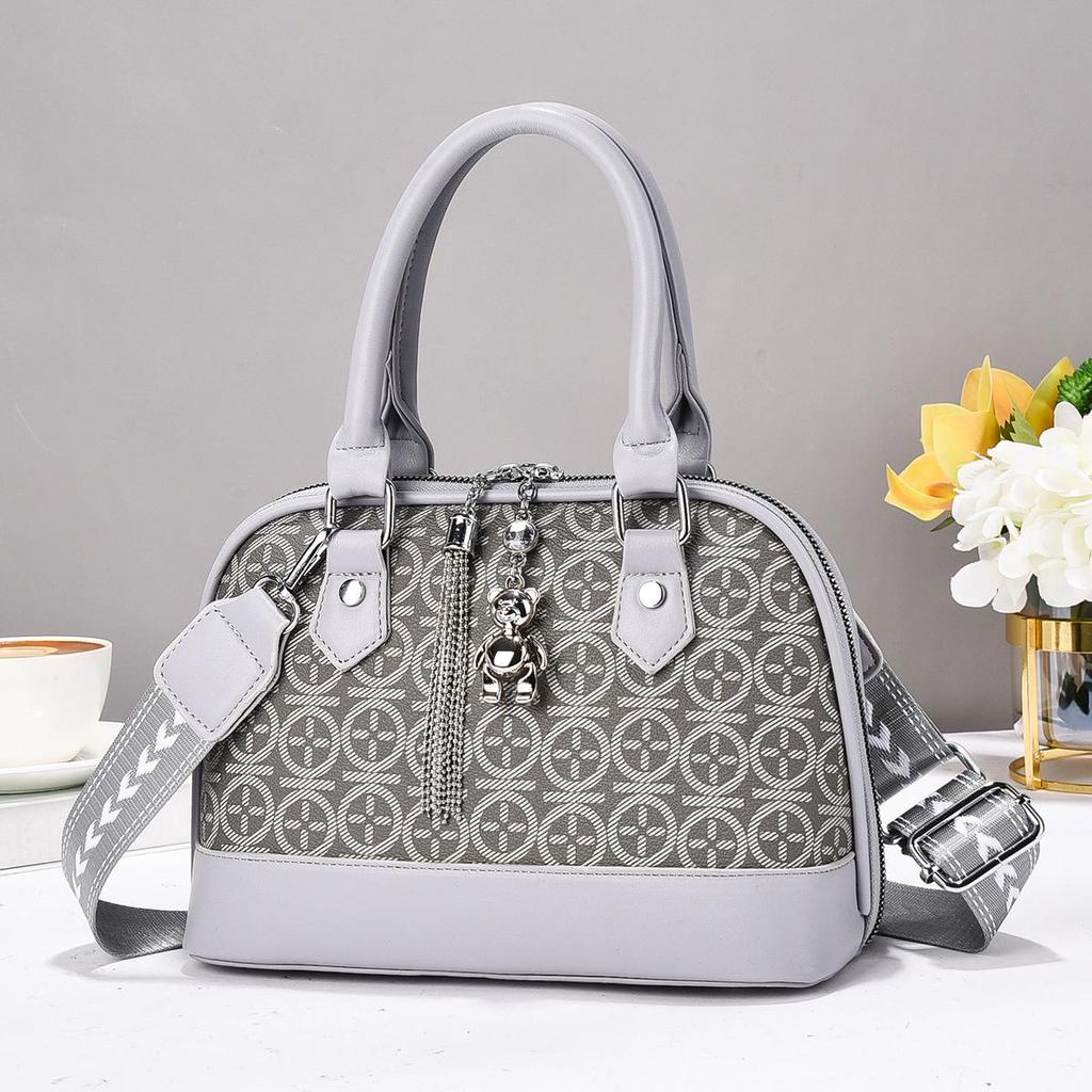 Women's Retro Print Crossbody Tote - European & American Fashion Versatile Shoulder Bag