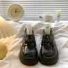 Women Shoes JK Japanese Kawaii Black White Cute Lolita Shoes Retro Vintage