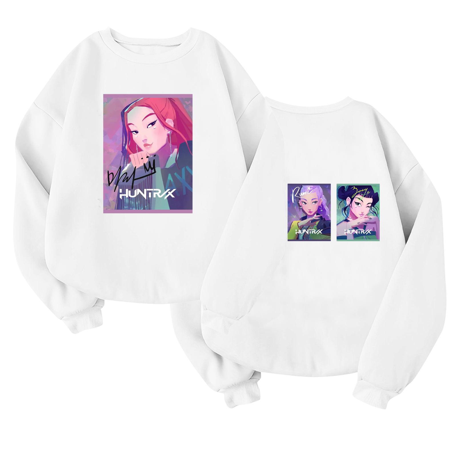 

Детский модный легкий пуловер с длинным рукавом и круглым вырезом с карманами, пуловер с принтом 140 белый