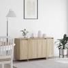 Sideboard Sonoma Oak 135 x 41 x 75 cm Particleboard