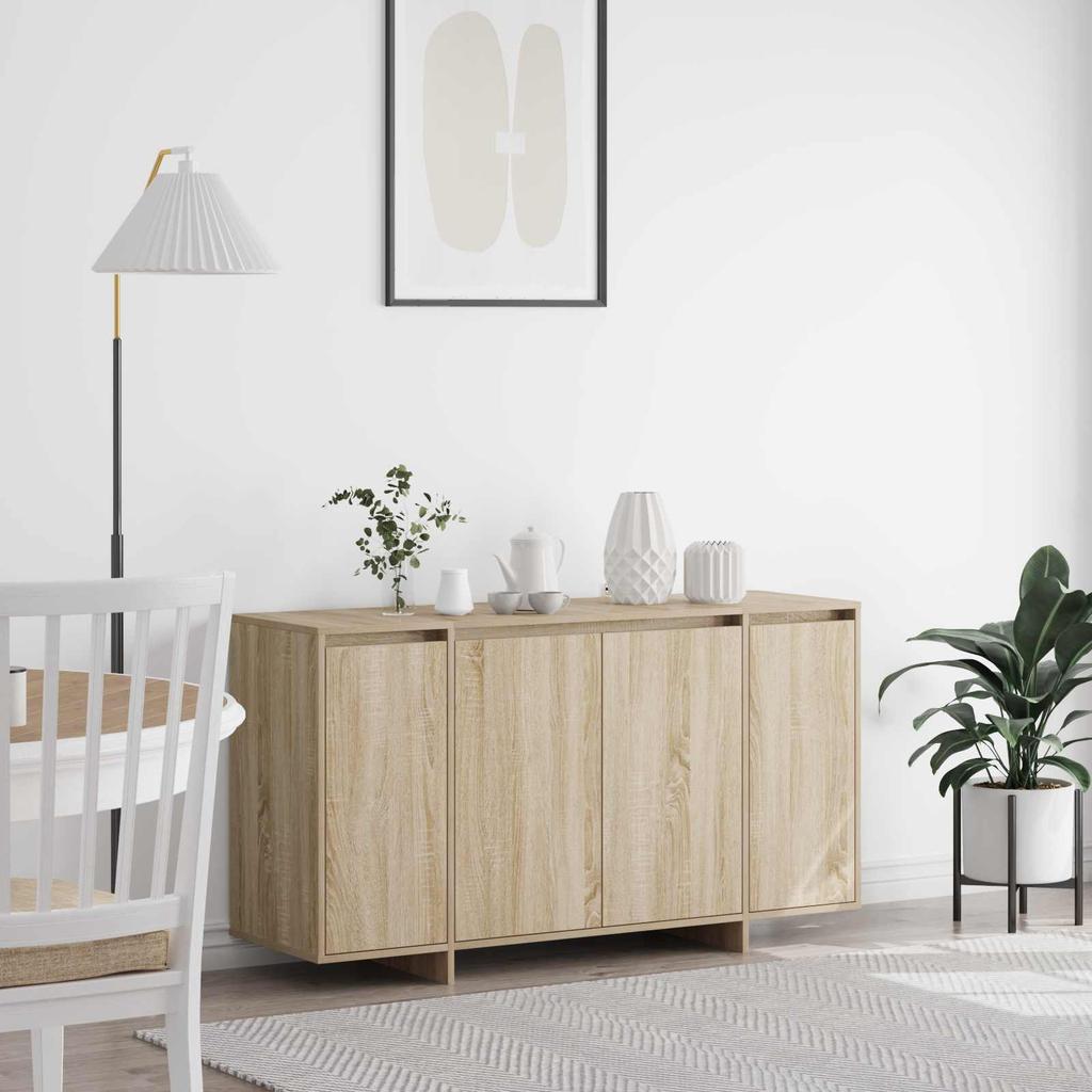 Sideboard Sonoma Oak 135 x 41 x 75 cm Particleboard