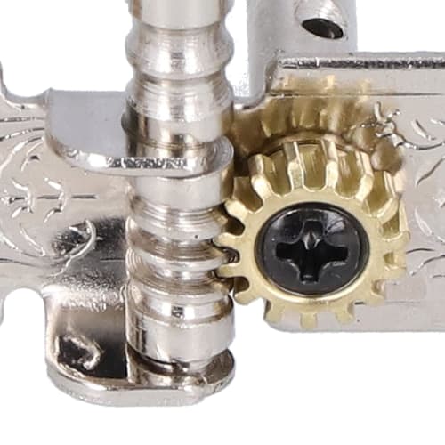 Guitar Tuning Pegs, Classical Guitar Tuners (Set of 2), for 40-inch Classical Guitars, Machine Heads, Durable & Wear-Resistant, Easy Installation, Smo