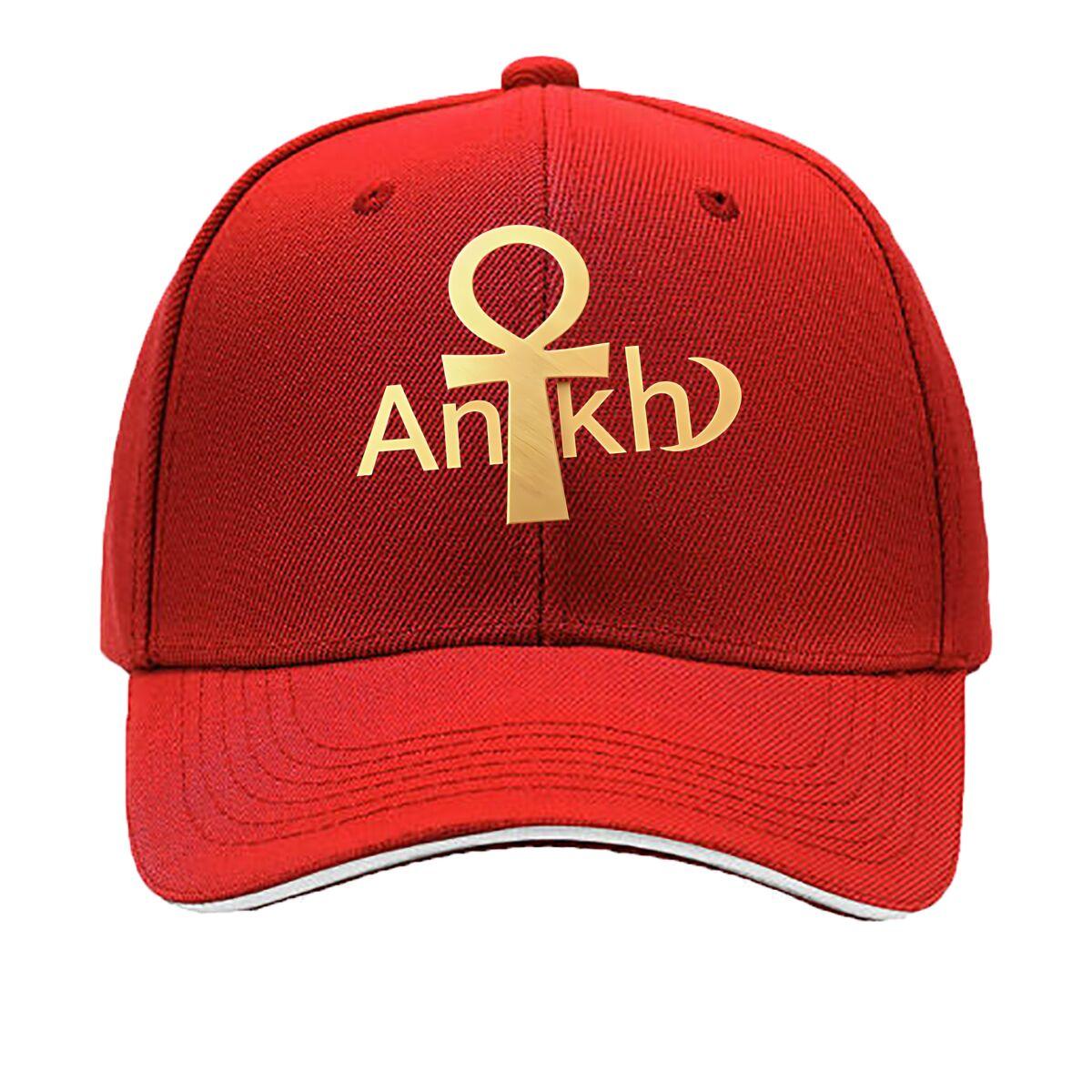 Ankh Symbol Baseball Cap Adjustable Unisex Hat with Golden Ankh Design Stylish Travel Hat for Unisex Sandwich Baseball Cap One Size