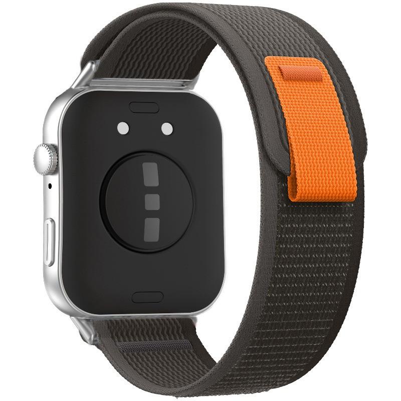 

Ремешок из нейлоновой петли Alpine для Huawei Watch Fit 3 Sports Soft, сменный браслет Correa для Huawei Fit3 Belt, аксессуары, браслет for Huawei WATCH FIT3 чёрный/серый