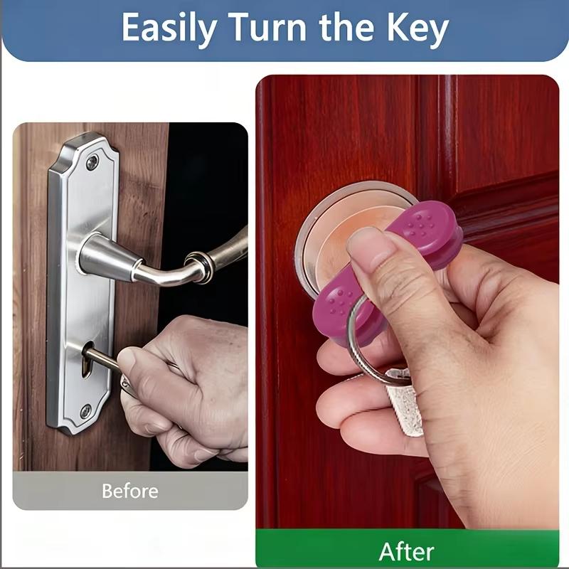 Comfortable Key Turner for Arthritis and Rheumatic Patients Helps Unlock Doors with Ease