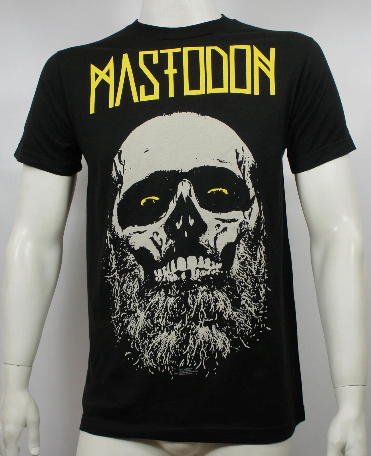 MASTODON Admat Beard Skull Logo Slim Fit T-Shirt S M L XL XXL NEW M